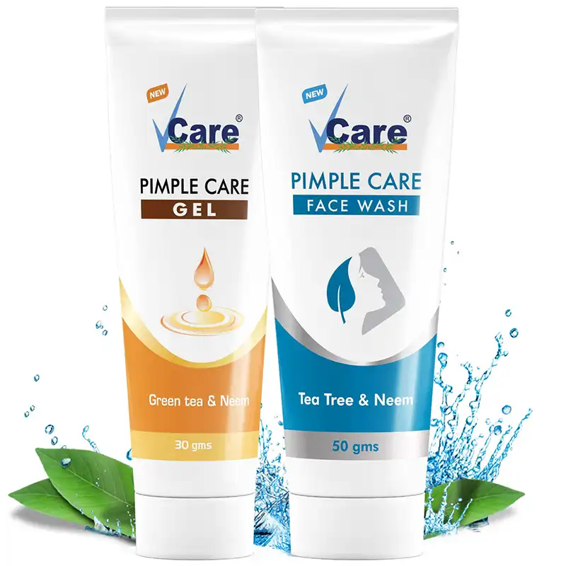 VCare Pimple Care gel combo,Acne removal cream combo,Best face care combo,Pimple cream,Best pimple removal combo
